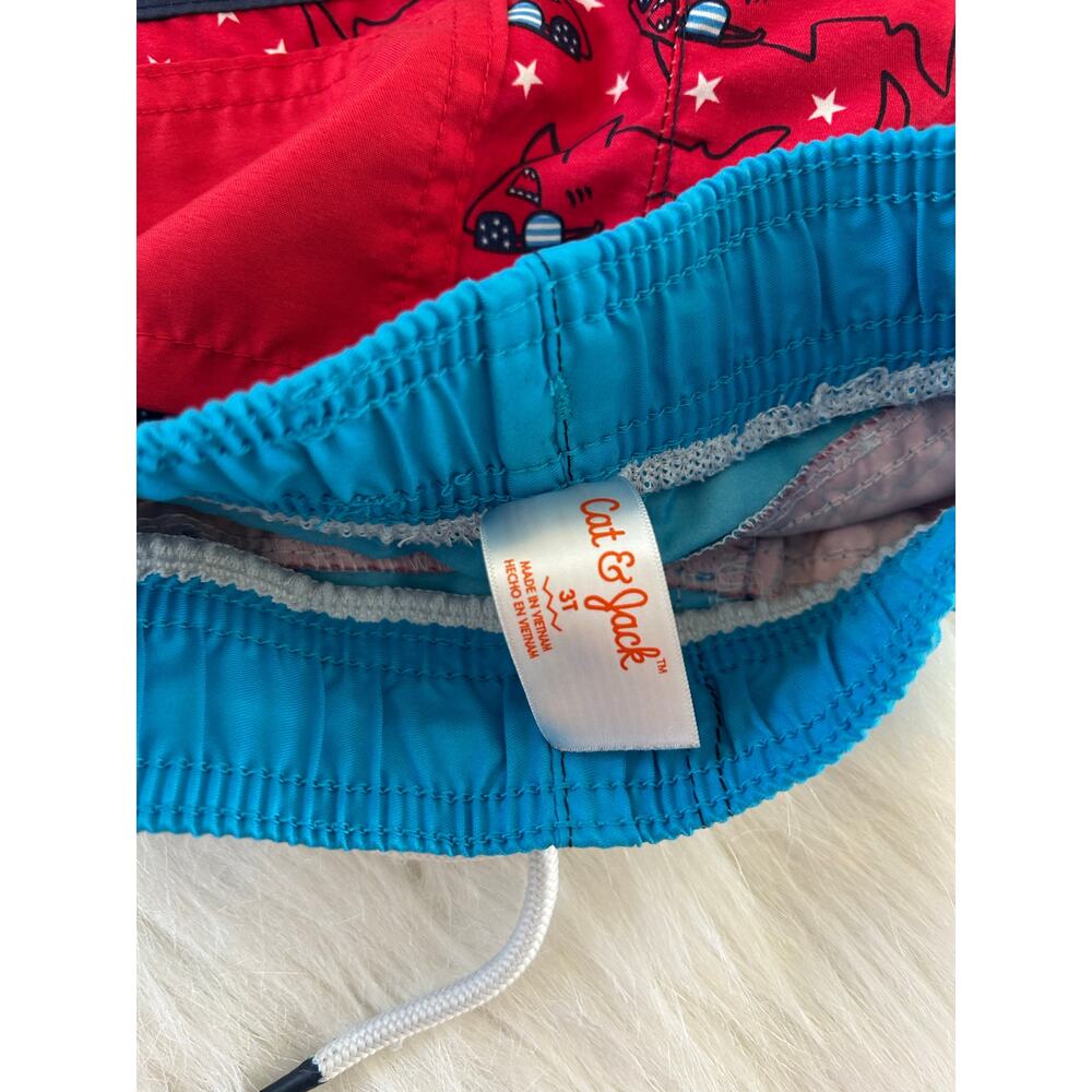 Toddler Boy Bundle Swim Shorts Trunks Cat & Jack Utobia Okaku Surf Size 3T 2T - Picture 4 of 10